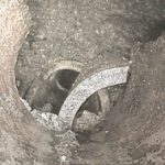collapsed drain pipe