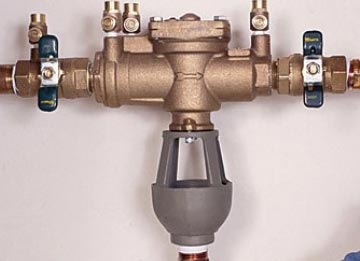 air gap backflow prevention device