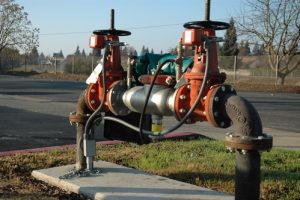 backflow prevention device installed at commercial facility in toronto