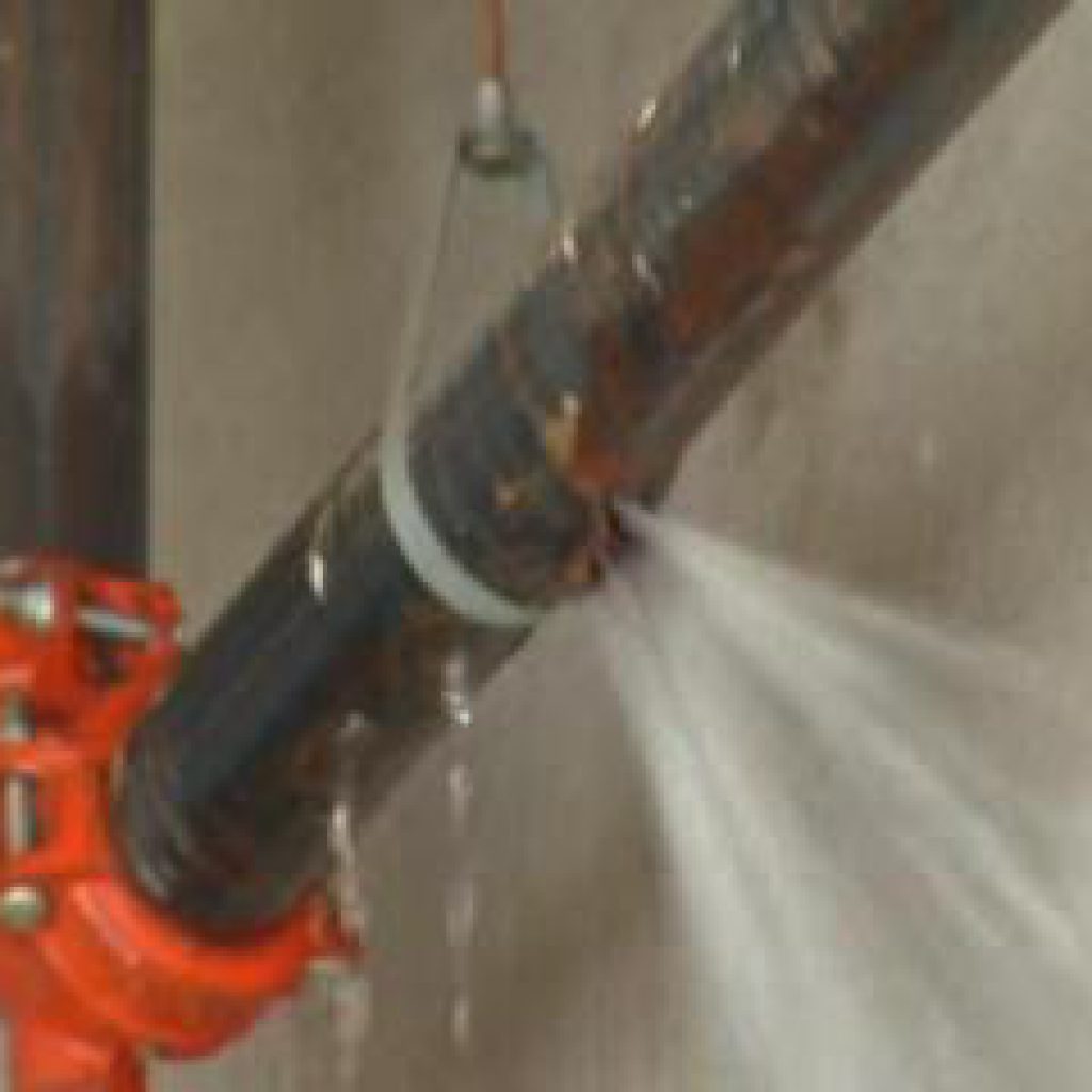 a burst pipe in the basement of a mississauga property