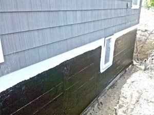 a home in north york having receiving basement waterproofing