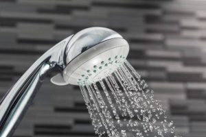 shower head suffering from low water pressure